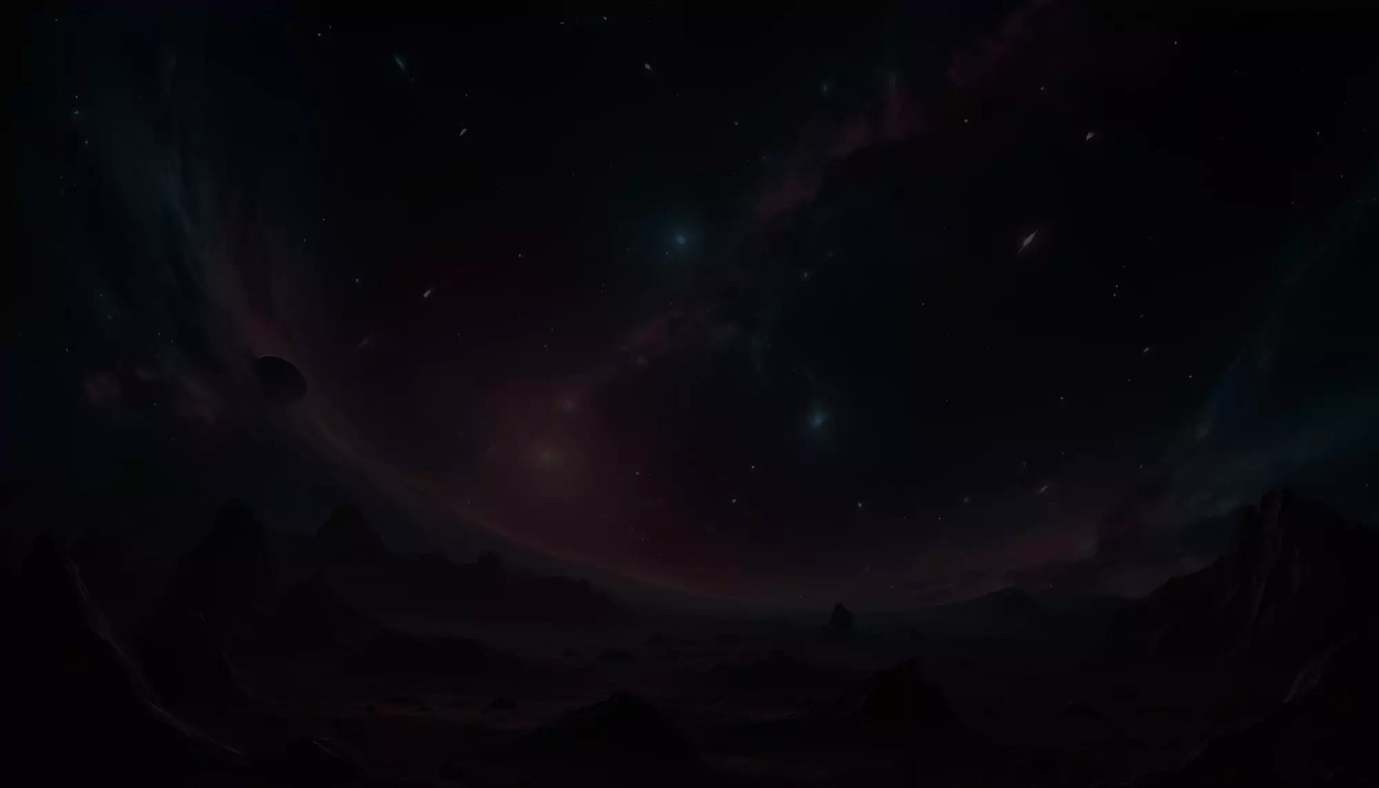 A person stands at the edge of a colorful horizon, symbolizing readiness to begin a new journey. Text overlay reads "Get Started," encouraging action and initiative.